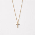 Collana in acciaio inox con croce