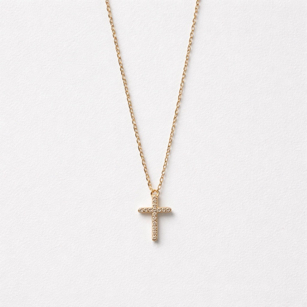 Collana in acciaio inox con croce