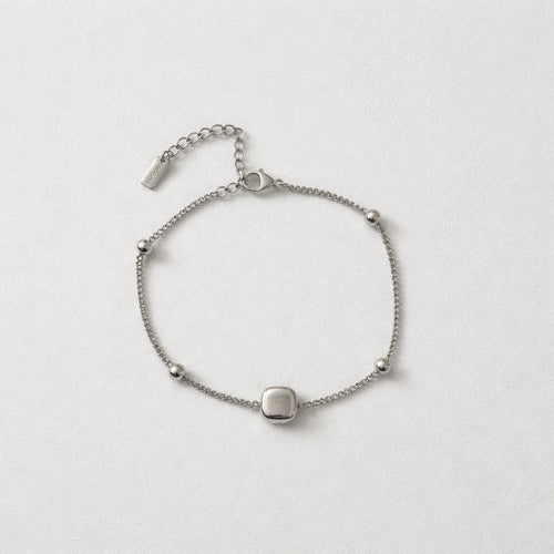 Bracciale acciaio inox quadratino Boldeanu