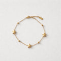 Bracciale acciaio inox stelline Gold