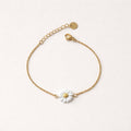 Bracciale acciaio inox margherita
