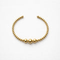 Bracciale rigido con sfere in acciaio inox