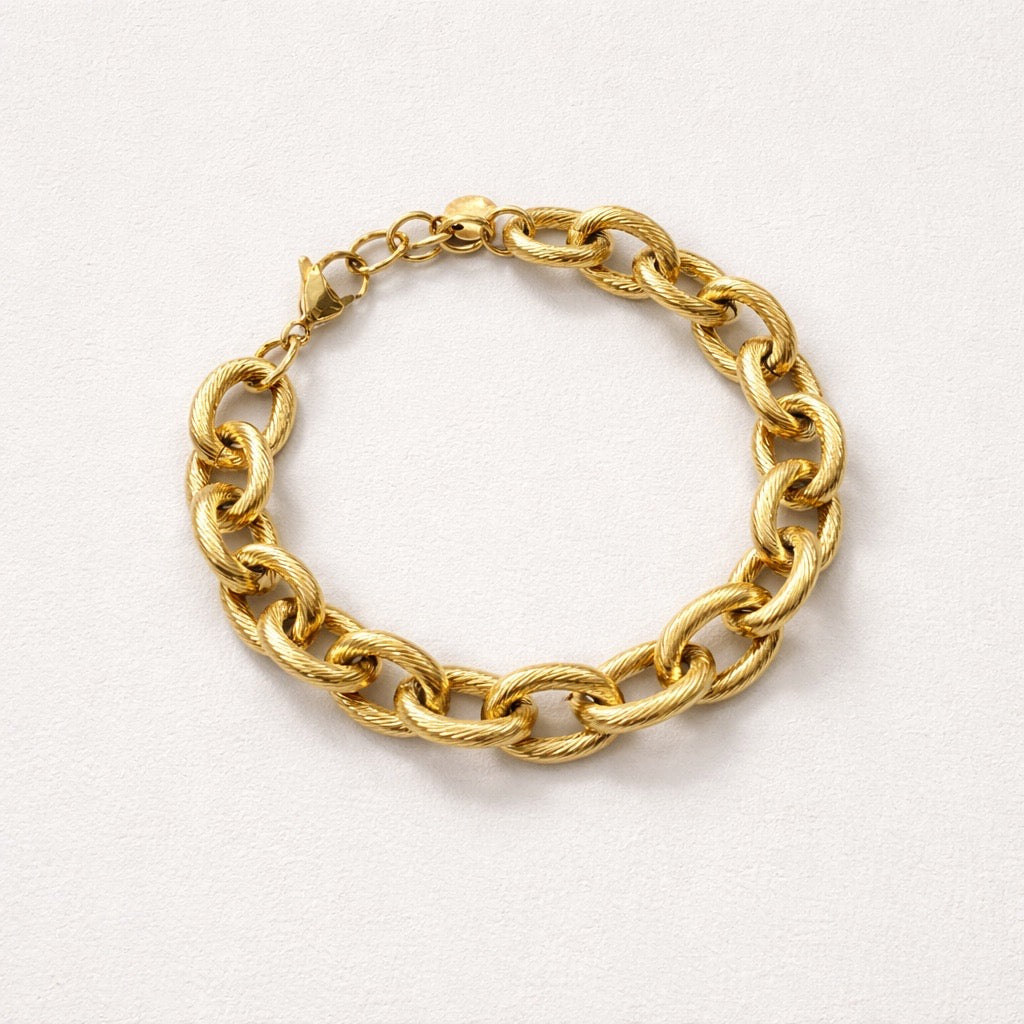 Bracciale a catena in acciaio inox