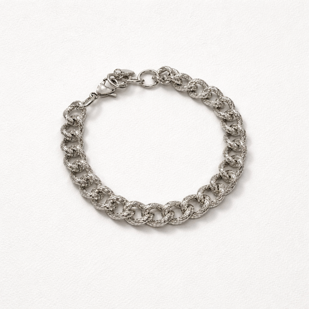 Bracciale in acciaio inox a catena