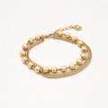 Bracciale acciaio inox tre fili