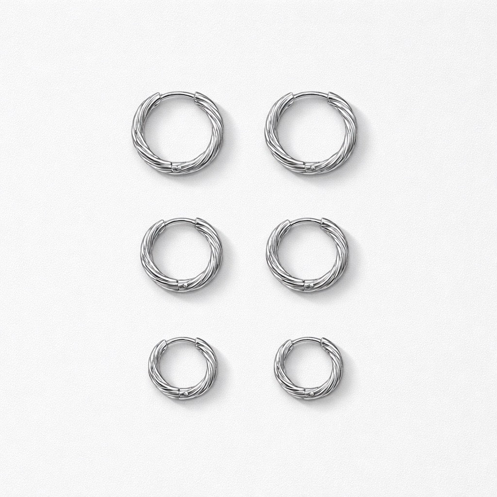 Orecchini Riga set 6 pezzi