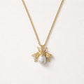 Collana in acciaio inox con ape