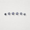 Set di 3 paia di orecchini acciaio inox con strass