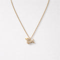 Collana acciaio inox con bassotto strass
