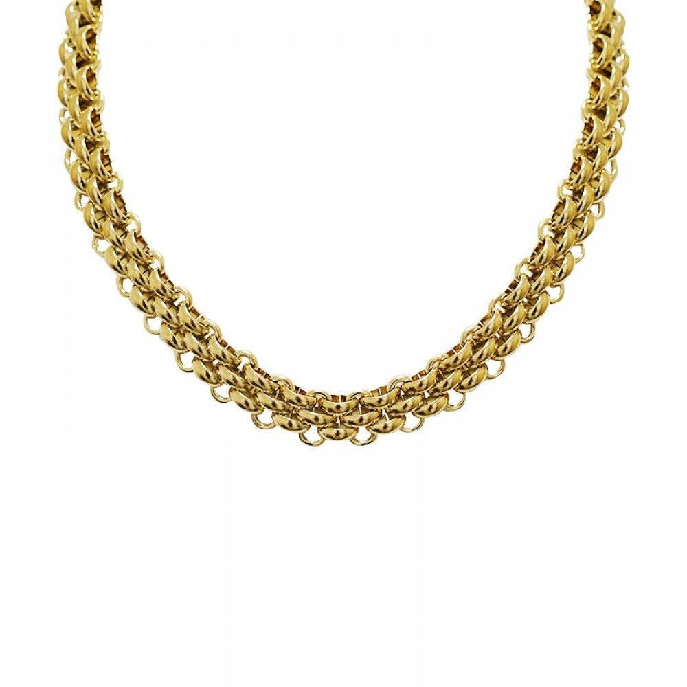 Collana regolabile catena acciaio