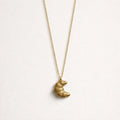 Collana acciaio inox con ciondolo a brioche