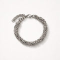 Bracciale intrecciato in acciaio inox
