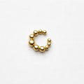 Ear Cuff acciaio inox con pallini