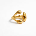 Anello acciaio inox bold