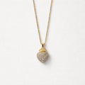 Collana regolabile acciaio cuore sacro