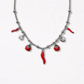 Collana regolabile coccinelle