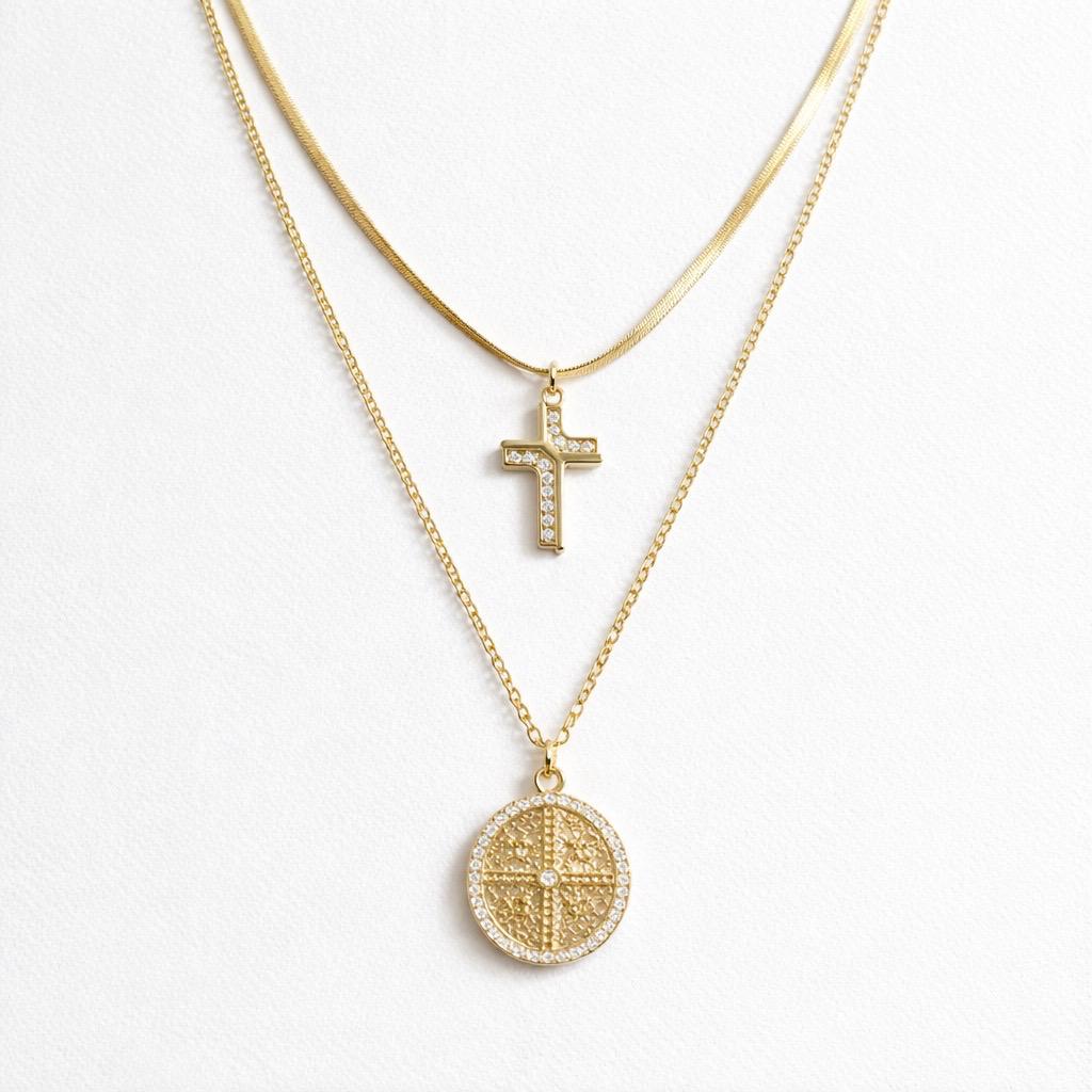 Collana regolabile acciaio