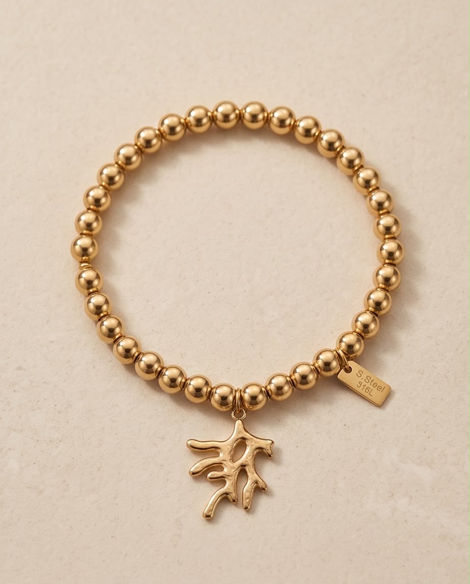 Bracciale Corallo elastico