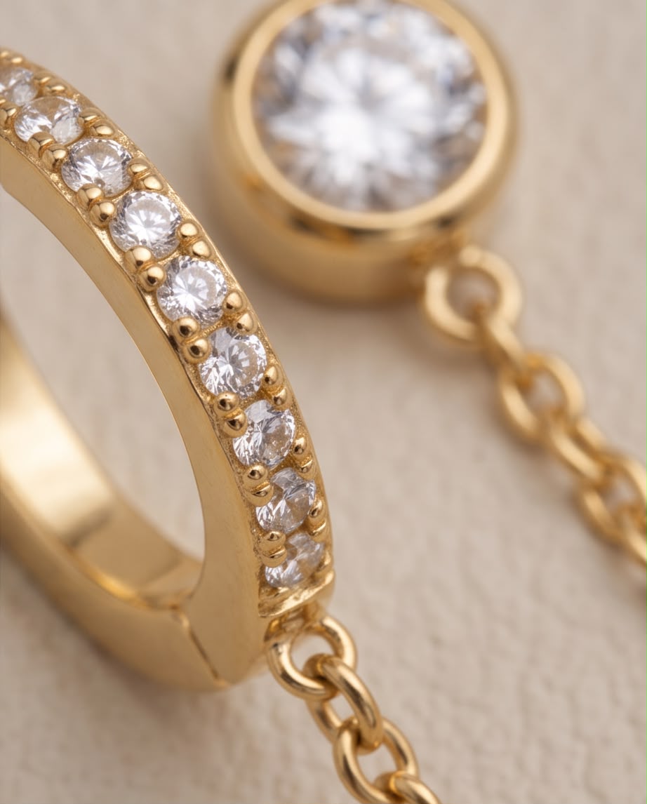 Orecchini Catena