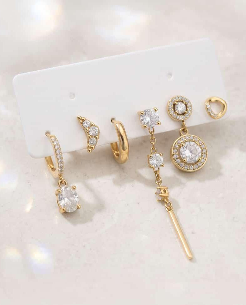 Orecchini Aurea set 6 pezzi