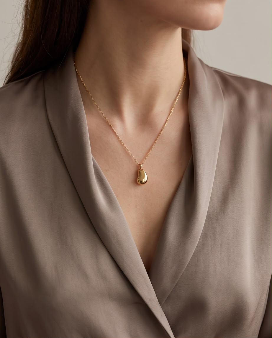 Collana acciaio inox con pendente