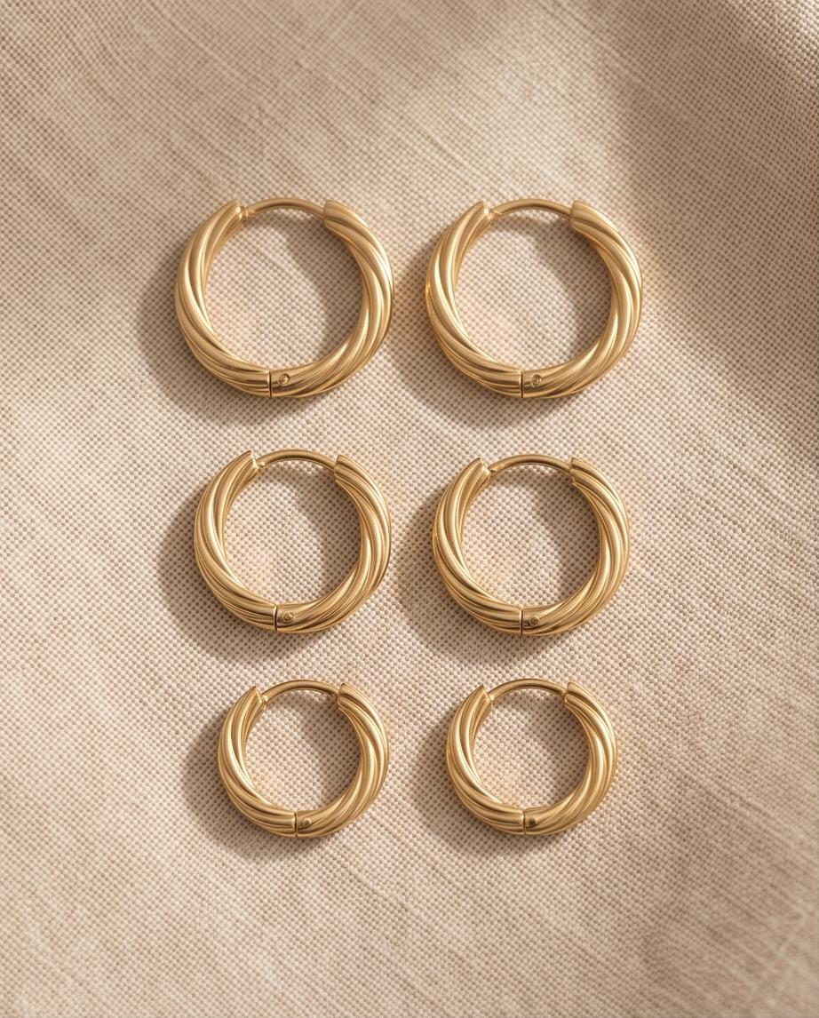 Orecchini Riga set 6 pezzi