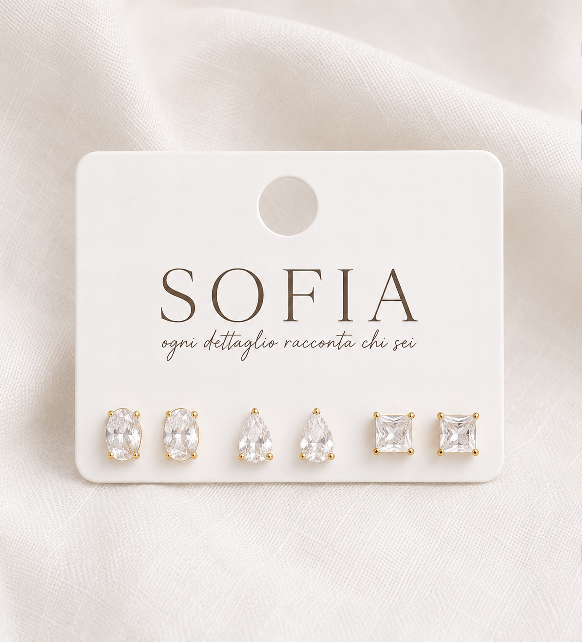 Orecchini Shapes set 6 pezzi