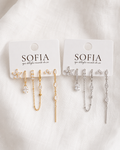 Orecchini Federica set 6 pezzi